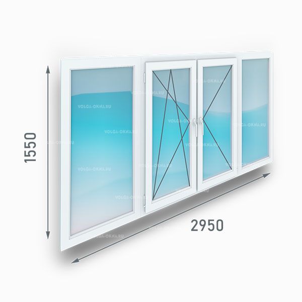 Цена оконных конструкций стандартных размеров