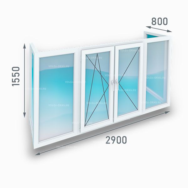 Цена оконных конструкций стандартных размеров