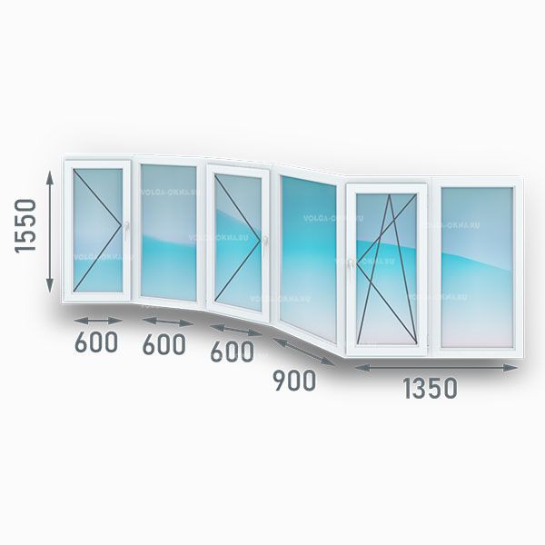 Цена оконных конструкций стандартных размеров