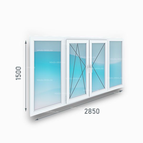 Цена оконных конструкций стандартных размеров