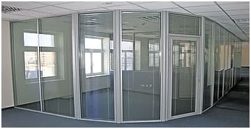 Пример пластиковой перегородки