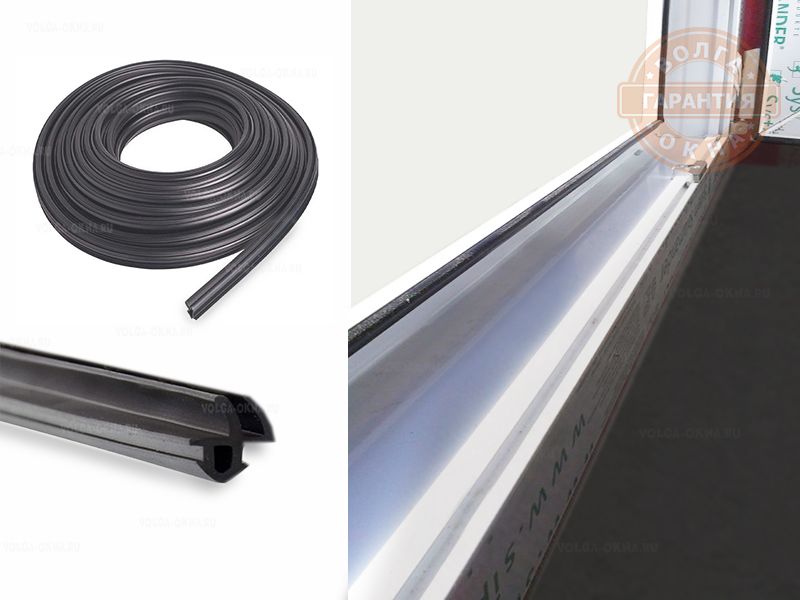 Замена уплотнителя (стандартные материалы)