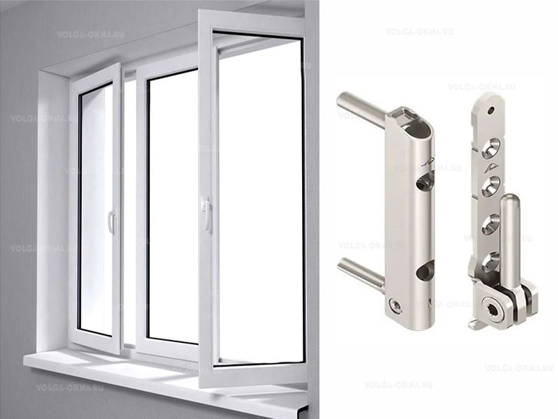 Замена петли на створке