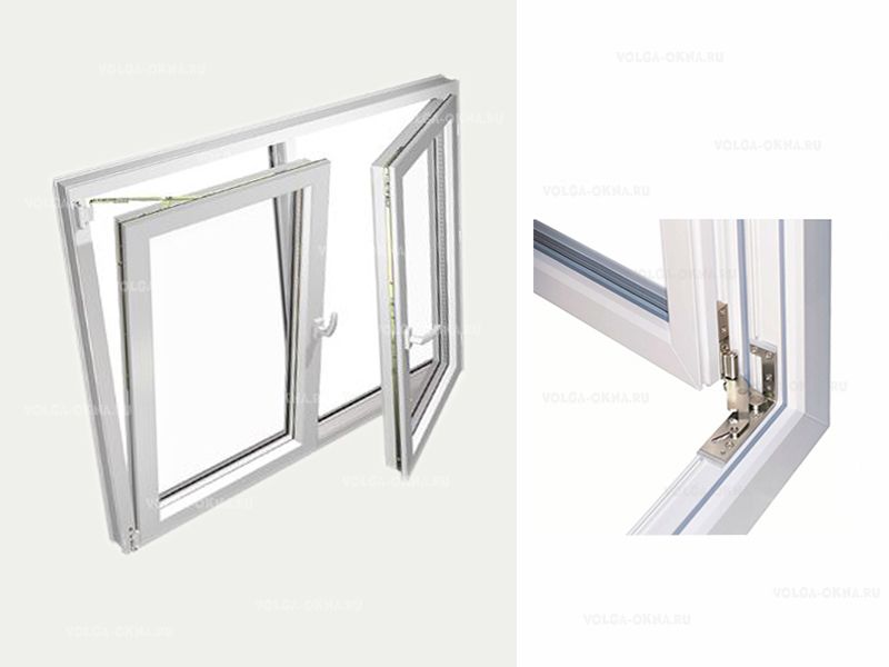 Восстановление геометрии створки