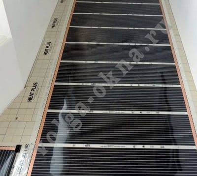 Установка электрического тёплого пола