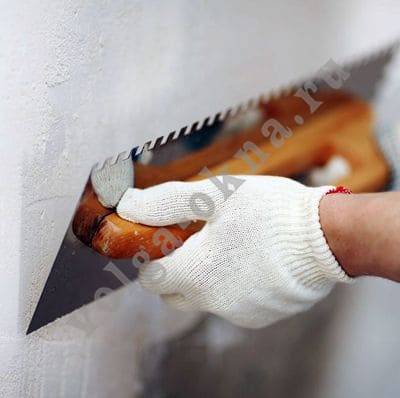 Выравнивание стен штукатурными смесями